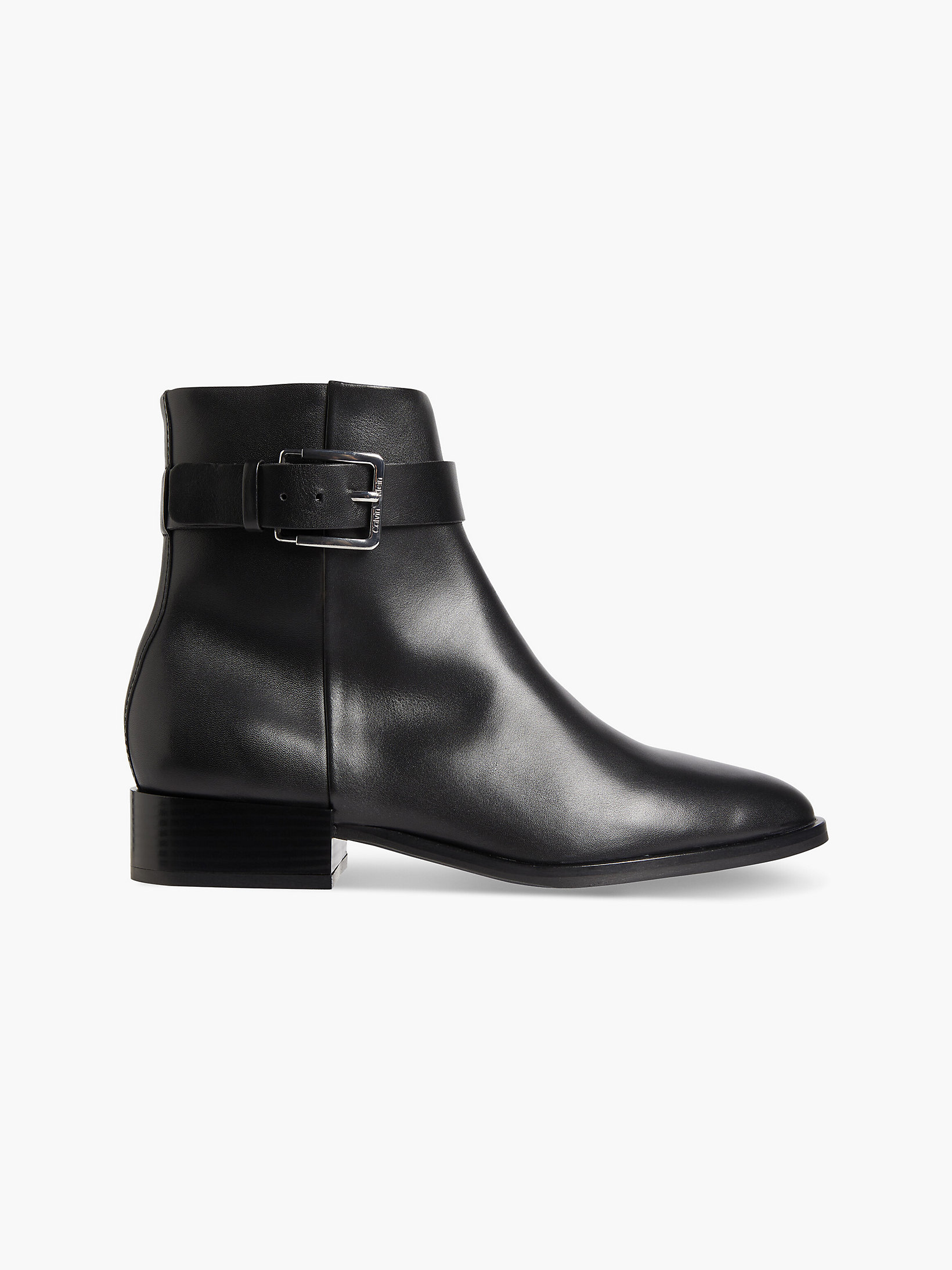 CK Black > Ankle-Boots Aus Leder > undefined Damen - Calvin Klein