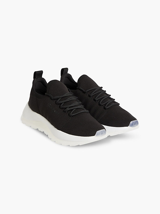 CK BLACK Recycled Sock Trainers for women CALVIN KLEIN