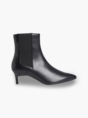 stivaletti in pelle con tacco a spillo  da donne calvin klein