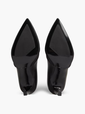 CK BLACK Szpilki ze skóry i neoprenu dla Kobiety CALVIN KLEIN