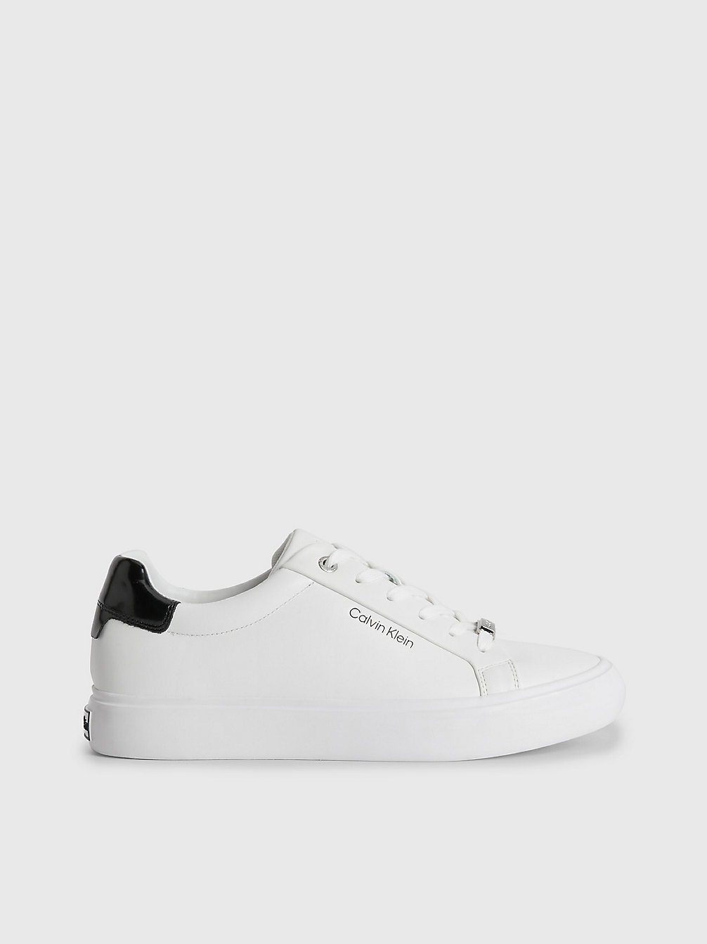BRIGHT WHITE Leren Sneakers undefined dames Calvin Klein