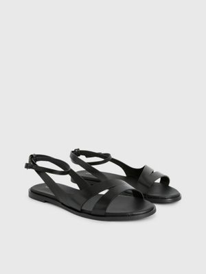 calvin klein silver sandals