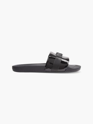  recycled patent logo sliders for women calvin klein