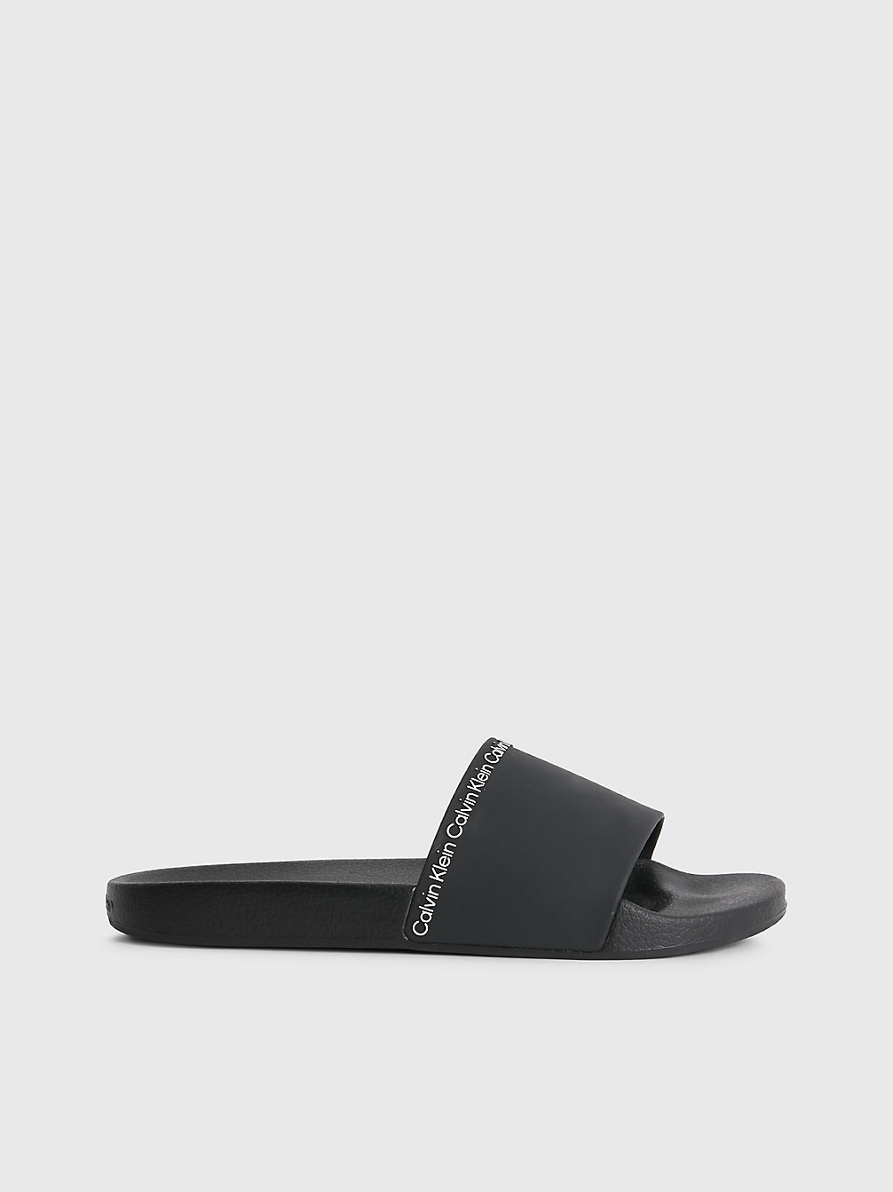 BLACK / MARSHMALLOW Monochrome Slippers undefined Damen Calvin Klein
