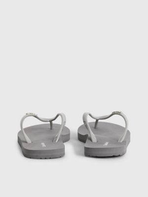 Metallic Flip Flops Calvin Klein® HW0HW015300IP