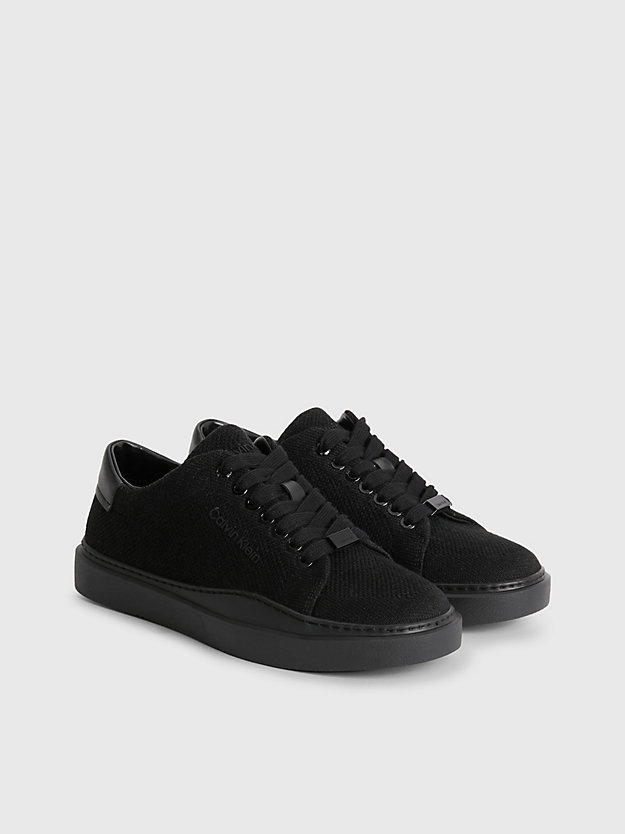 CK BLACK Sustainable Knit Trainers for women CALVIN KLEIN