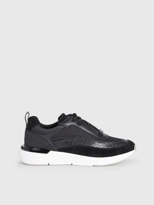 sneaker in pelle  da donne calvin klein