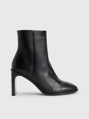 Leather Heeled Ankle Boots Calvin Klein HW0HW01601BEH