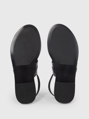 Calvin klein leather store sandals