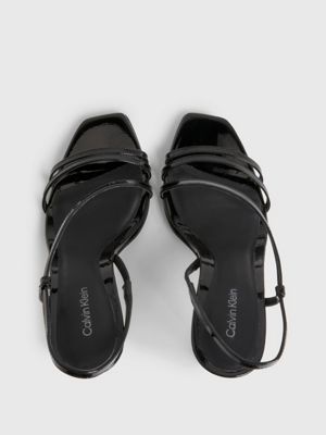 Calvin klein patent leather on sale slides