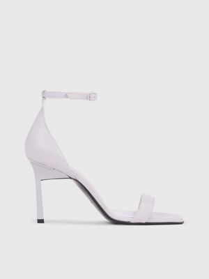 sandali in pelle con tacco a spillo  da donne calvin klein