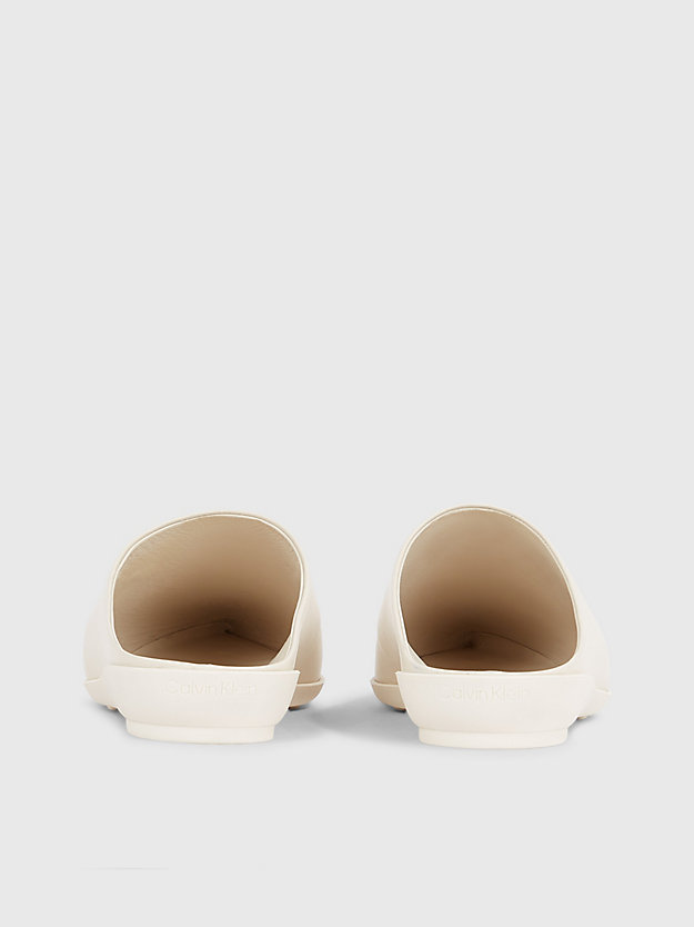 butter leather mules for women calvin klein