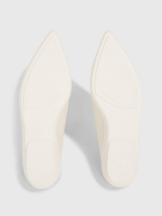 butter leather mules for women calvin klein
