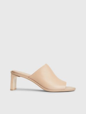 Nude strappy mule hot sale