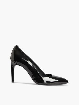 calvin klein patent leather boots