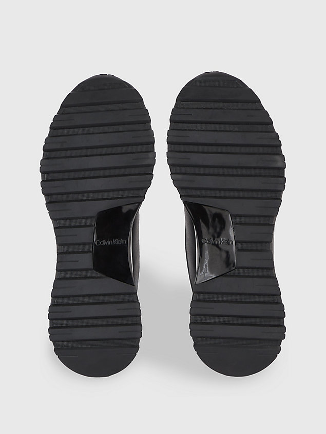 black sneakers in blockfarbendesign für damen - calvin klein