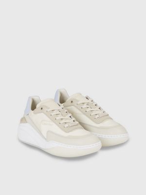 Leather Platform Wedge Trainers Calvin Klein® | HW0HW016470IO