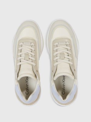 Zapatillas con cu a de plataforma de piel Calvin Klein