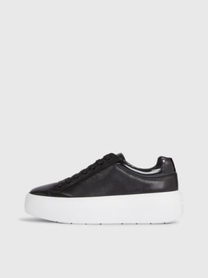 Leather Platform Trainers Calvin Klein® | HW0HW01659BEH