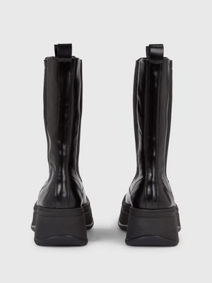 Leather Platform Chelsea Boots Calvin Klein® | HW0HW01686BEH