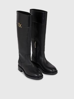 Leather Boots Calvin Klein HW0HW01689BEH