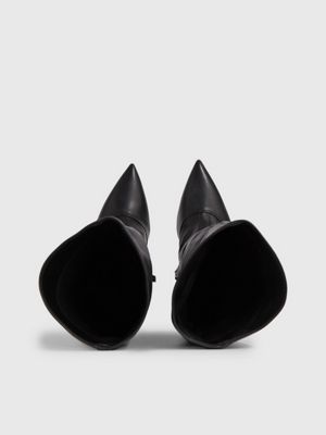 Leather Stiletto Boots Calvin Klein® | HW0HW01691BEH