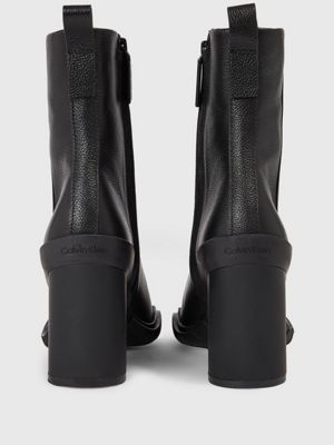 Calvin klein outlet black ankle boots