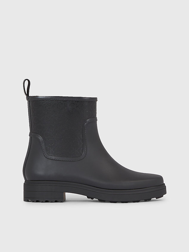  logo rain boots for women calvin klein