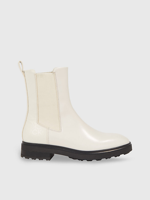  leather chelsea boots for women calvin klein