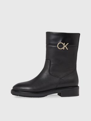 Leather Boots Calvin Klein® | HW0HW01703BEH