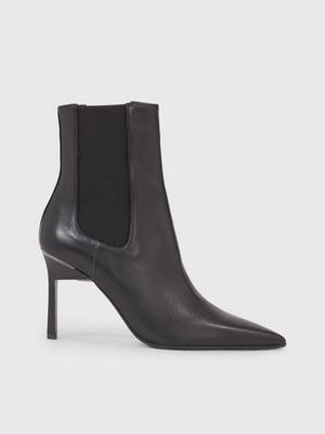 Leather Stiletto Chelsea Boots Calvin Klein® | HW0HW01708BEH