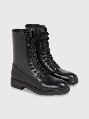 Calvin klein keeler hot sale box leather boots