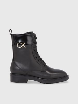 Leather Platform Chelsea Boots Calvin Klein HW0HW01810BEH