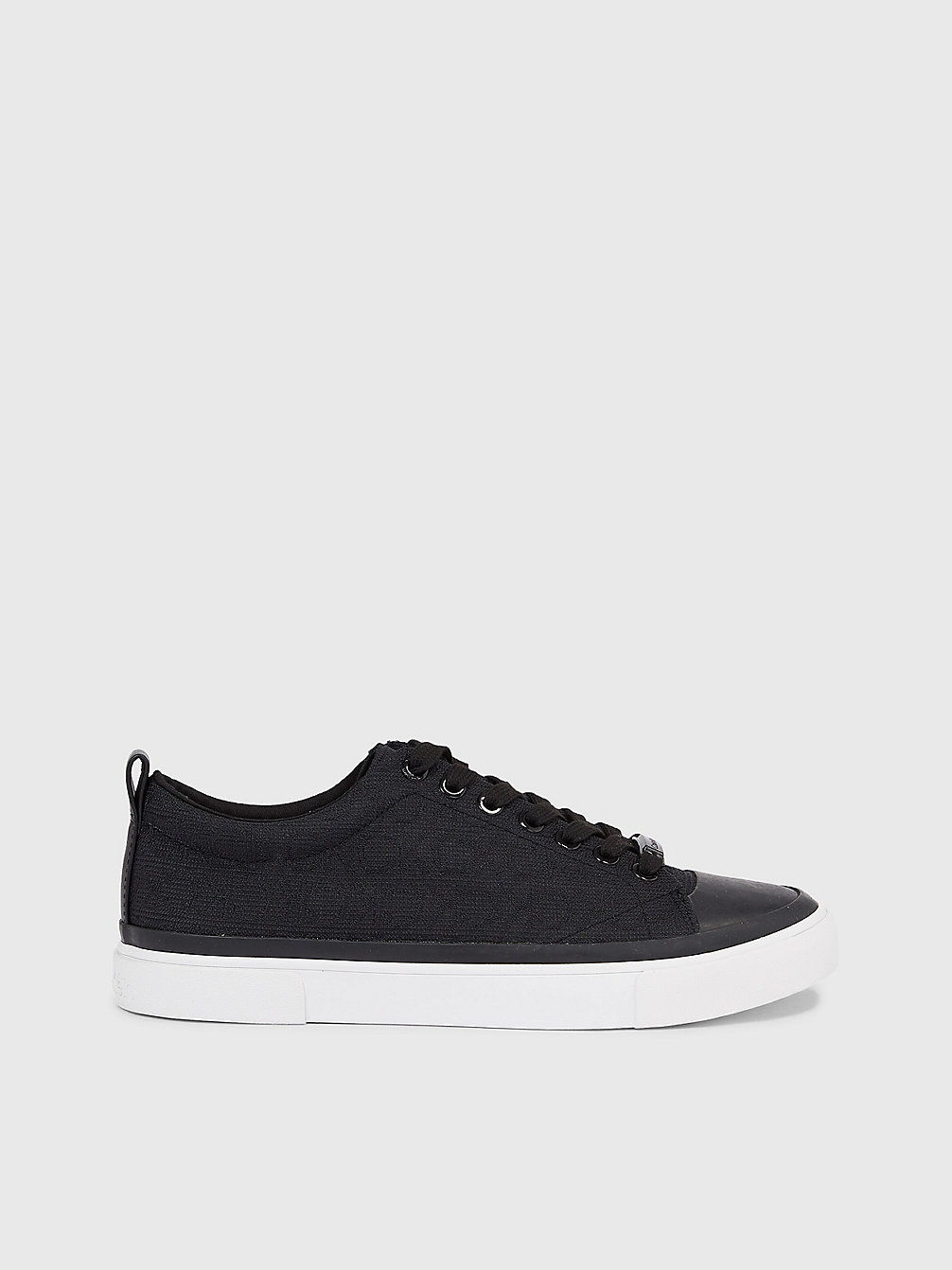 BLACK MONO Recycled Logo Trainers undefined women Calvin Klein