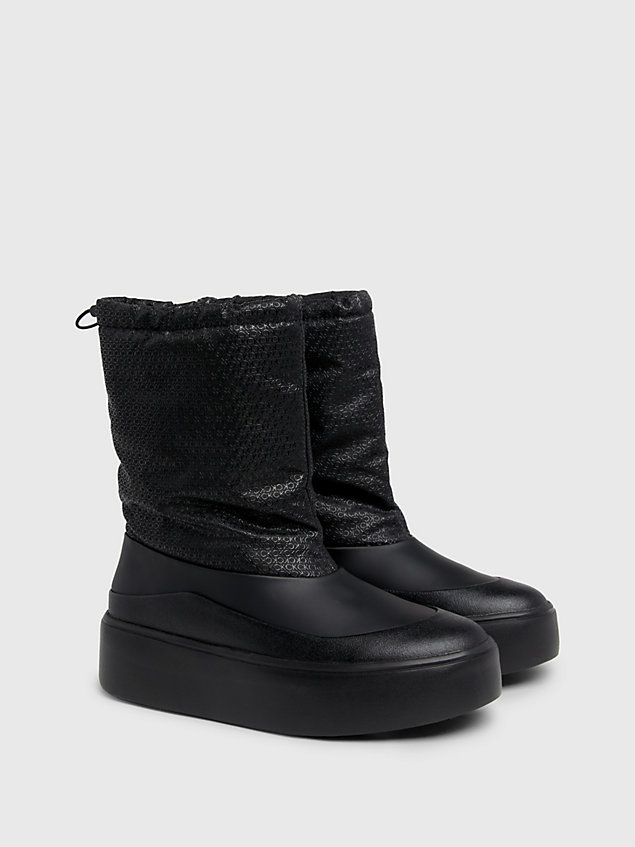 black platform snow boots for women calvin klein