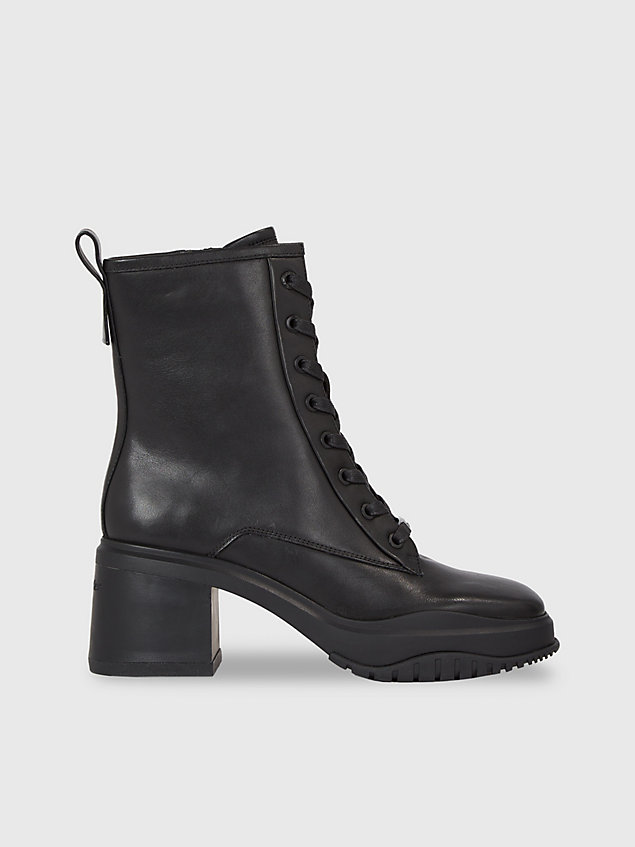  leather platform chelsea boots for women calvin klein