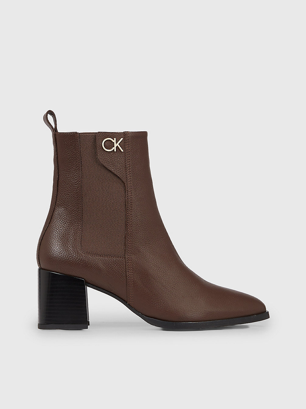 MOOR Ankle-Boots Mit Absatz Aus Leder undefined Damen Calvin Klein
