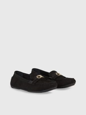 Calvin klein suede loafers on sale womens