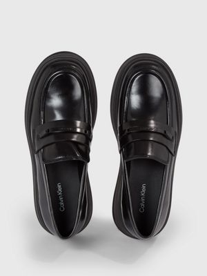 Leather Platform Loafers Calvin Klein® | HW0HW01817BEH