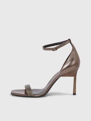 Calvin klein brandy clearance suede & leather stiletto