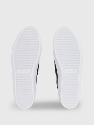 Calvin klein white slip best sale on shoes