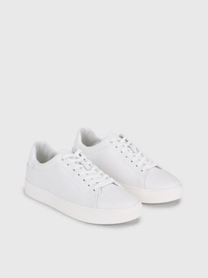 All white leather sales sneakers