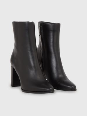 Leather Heeled Ankle Boots Calvin Klein® | HW0HW01887BEH