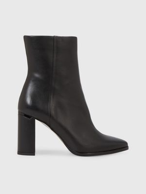 Leather Heeled Ankle Boots Calvin Klein® | HW0HW01887BEH