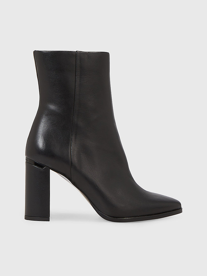 Leather Heeled Ankle Boots Calvin Klein® | HW0HW01887BEH