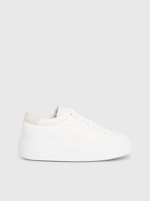 Calvin klein 2024 white shoes