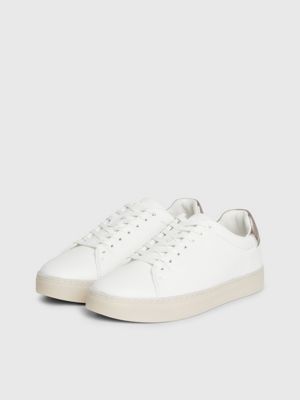 calvin klein white trainers