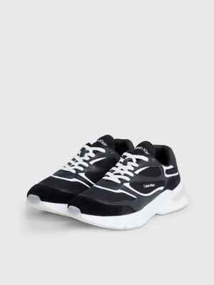 black/white trainers for women calvin klein