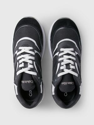 black/white trainers for women calvin klein