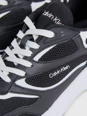 black/white trainers for women calvin klein